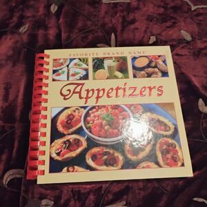 2004 Appetizers Cookbook - Red Spiral Binding